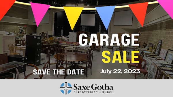  Garage Sale 2023 Presentation Save The Date 3 23