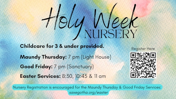Holy Week Nursery Slide 2023