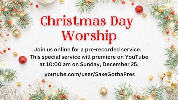 Christmas Day Worship 2022 Slide