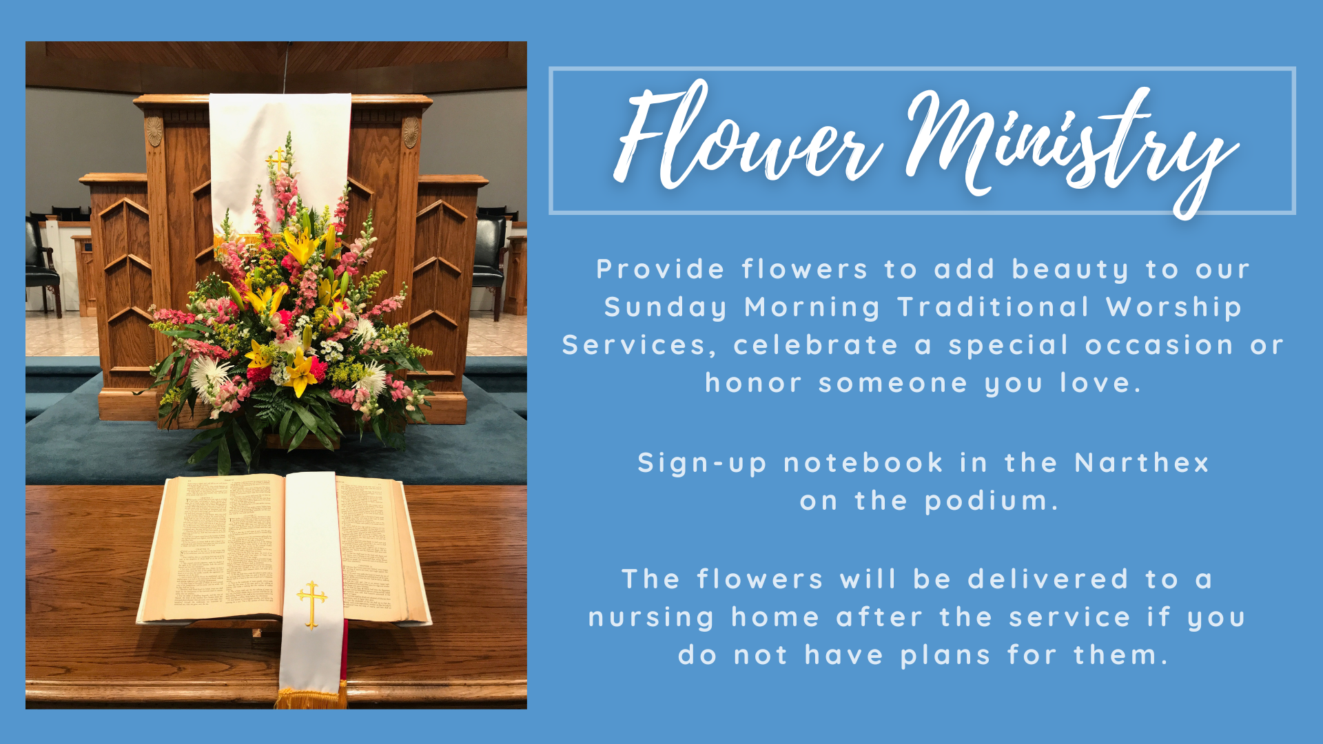 Flower Ministry Slide Updated 105 22