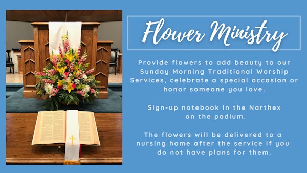 Flower Ministry Slide Updated 105 22