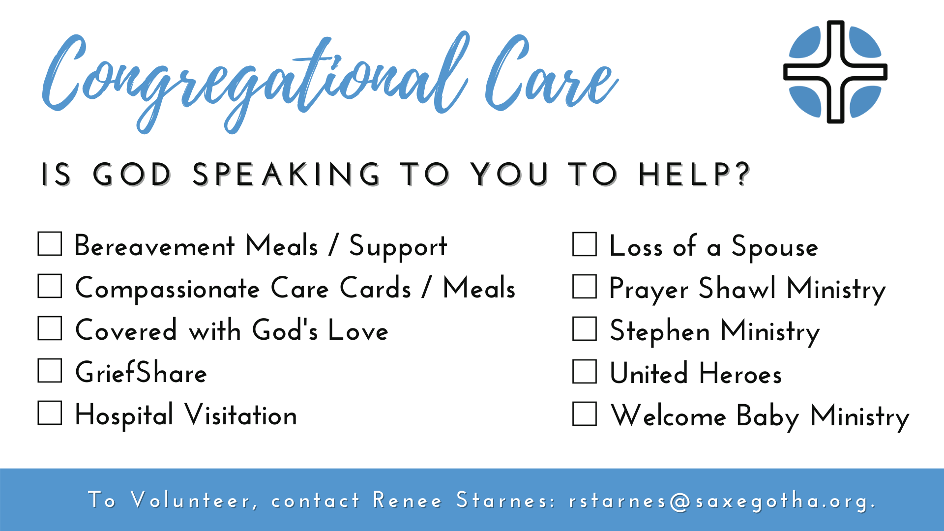 Congregational Care Slide Short